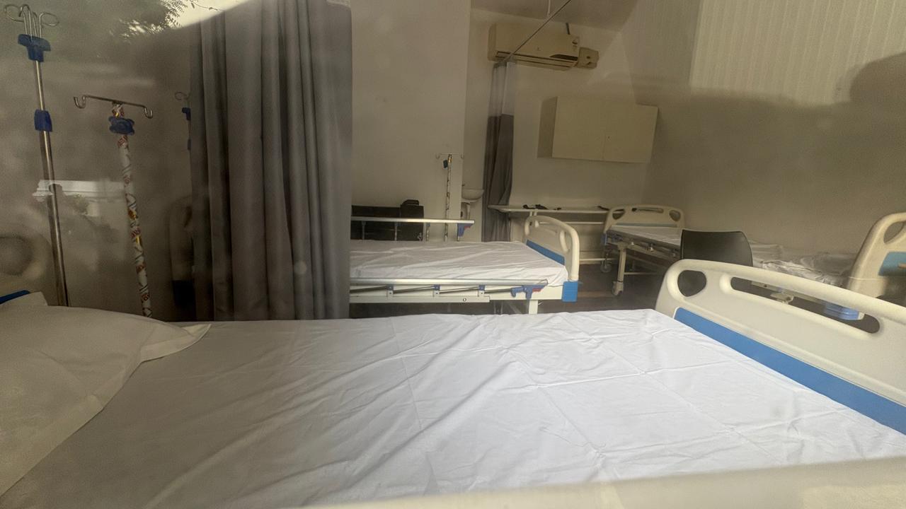 Nurse attending patient